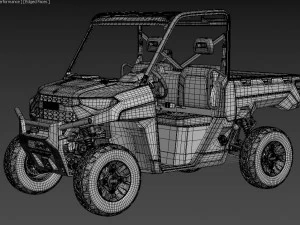 polaris ranger 2018 3D Model