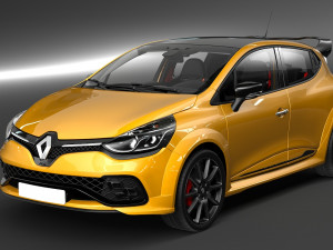 renault clio rs 2017 Modelo 3D
