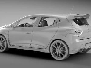 renault clio rs 2017 3D Model
