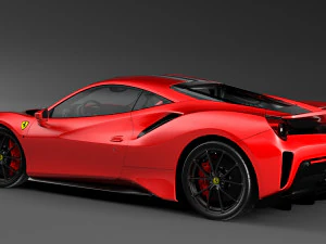 ferrari 488 pista 3D Model