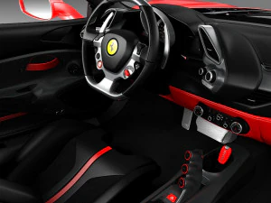 ferrari 488 pista 3D Model