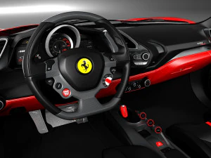 ferrari 488 pista 3D Model