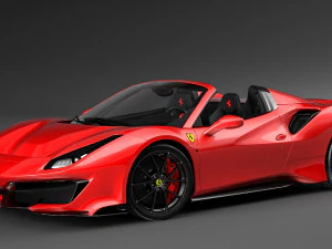 ferrari 488 pista spyder Modelo 3D