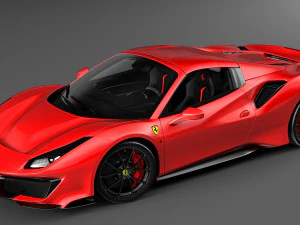 ferrari 488 pista spyder Modelo 3D