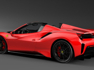 ferrari 488 pista spyder Modello 3D