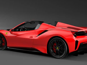 ferrari 488 pista spyder Modelo 3D