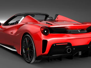 ferrari 488 pista spyder Modelo 3D