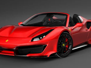 ferrari 488 pista spyder Modelo 3D