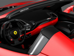 ferrari 488 pista spyder Modello 3D