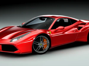 ferrari 488gtb Model 3D