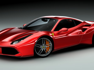 ferrari 488 gtb Model 3D