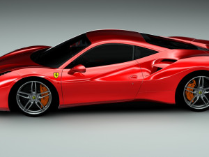 ferrari 488 gtb Model 3D