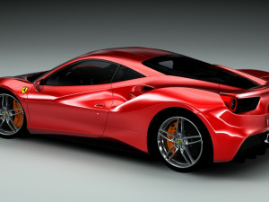 ferrari 488 gtb Model 3D