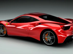 ferrari 488 gtb 3D Model