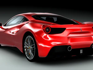 ferrari 488 gtb 3D Model