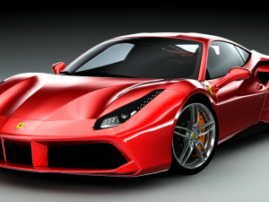 ferrari 488 gtb Model 3D