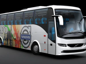 Volvo b9r 4x2 3D Model