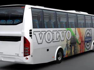 Volvo b9r 4x2 3D Model