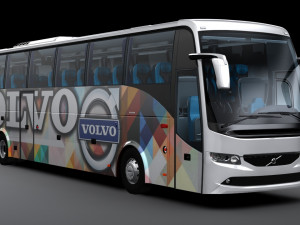 Volvo b9r 6x2 Modelo 3D