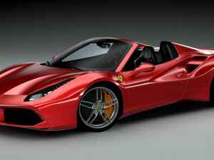 Ferrari 488 Spyder Model 3D