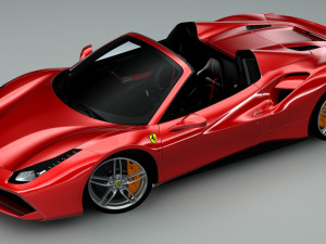 ferrari 488 spyder Modelo 3D
