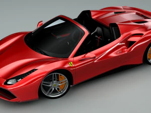 ferrari 488 spyder 3D Model