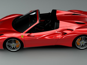 ferrari 488 spyder Modelo 3D