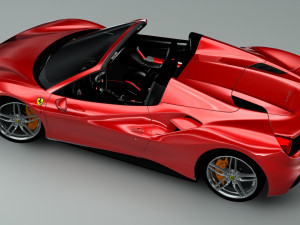 ferrari 488 spyder Modelo 3D