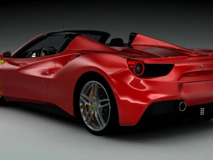 ferrari 488 spyder 3D Model