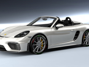 porsche boxster spyder 2020 3Dモデル