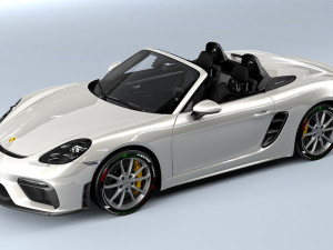 porsche boxster spyder 2020 3D Model