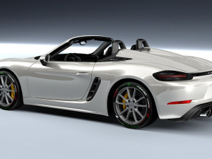 porsche boxster spyder 2020 3D Model