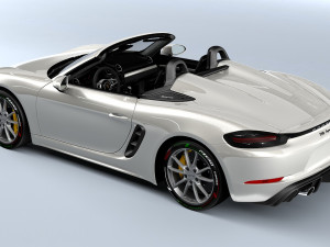 porsche boxster spyder 2020 3D Model