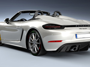 porsche boxster spyder 2020 3D Model