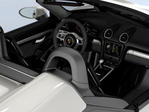 porsche boxster spyder 2020 3D Model