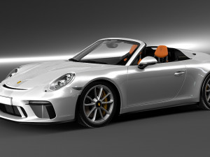 porsche 911 speedster 2020 3D Model