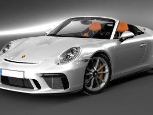 porsche 911 speedster 2020 Modelo 3D