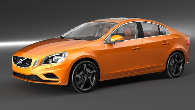 volvo s60 3D Model .c4d .max .obj .3ds .fbx .stl .blend 