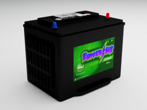 battery exploded 3D-Modell