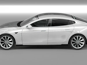 tesla model s 2014 3D Model