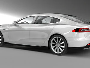 tesla model s 2014 3D Model