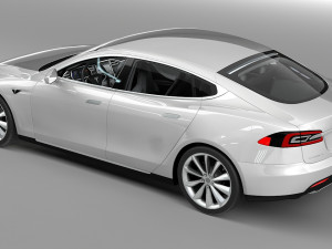 tesla model s 2014 Modelo 3D