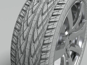 东洋 Proxes 轮胎 3D 模型