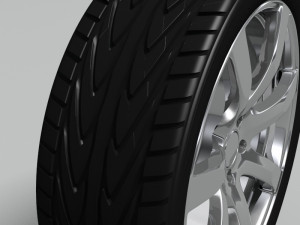 toyo proxes tire Modello 3D