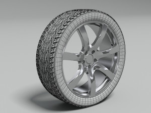 toyo proxes tire Modello 3D