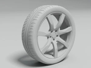 kumho ecsta tire 3D Model