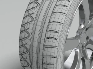 kumho ecsta lastiği 3D Model