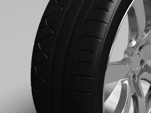 kumho ecsta tire 3D Model