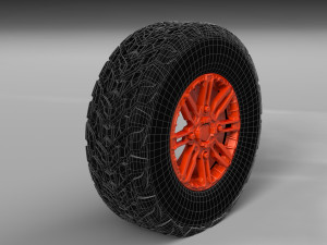 generic atv tire 3D Model