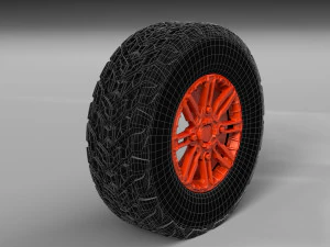 generic atv tire 3D Model
